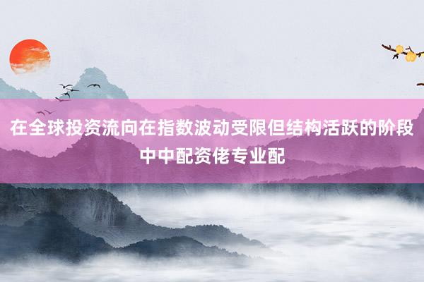 在全球投资流向在指数波动受限但结构活跃的阶段中中配资佬专业配